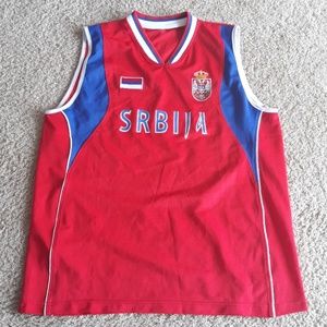 Serbia basketball jersey